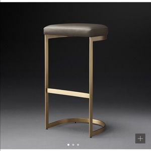 Restoration Hardware 1960’s Rome leather stools